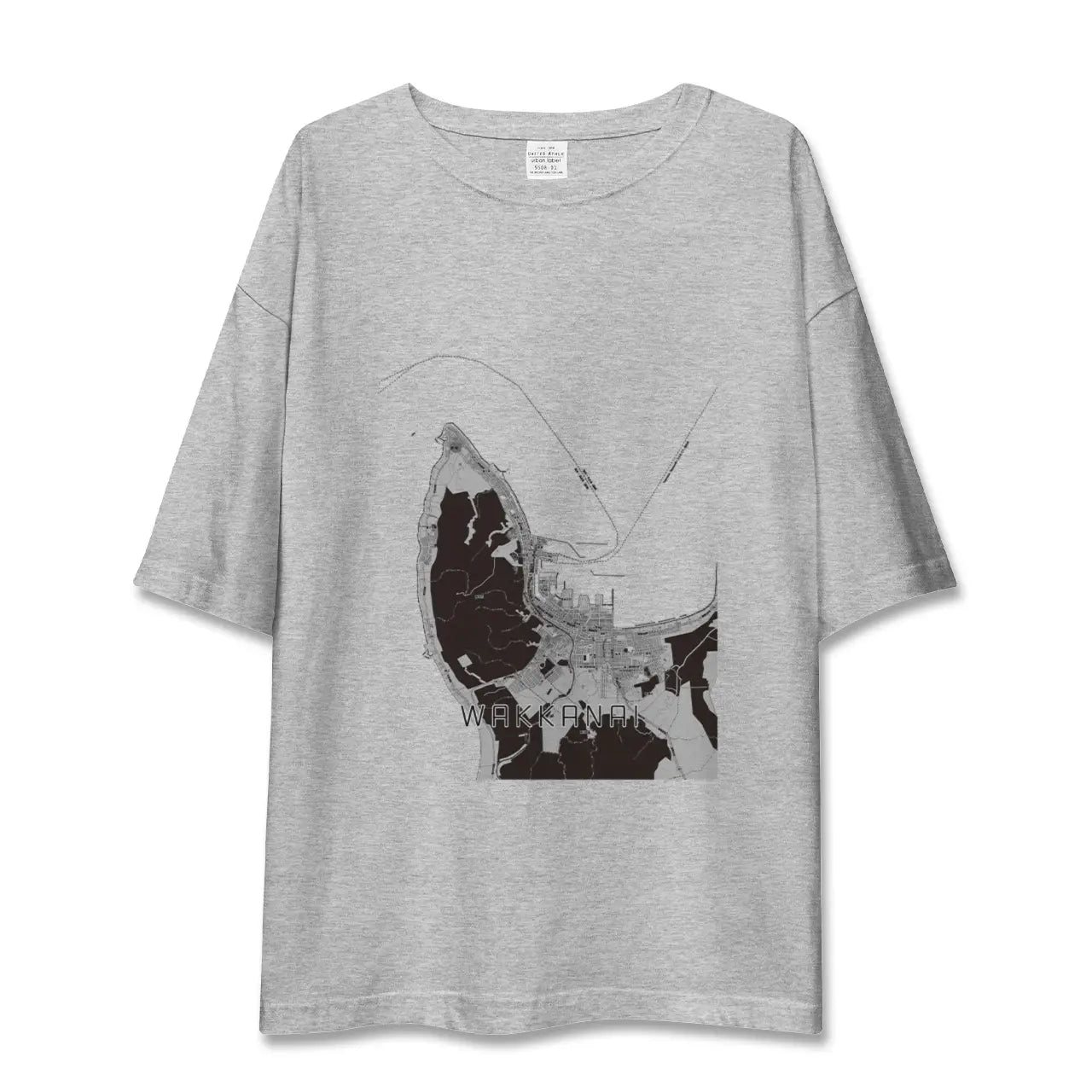 【稚内(北海道)】地図柄ビッグシルエットTシャツ