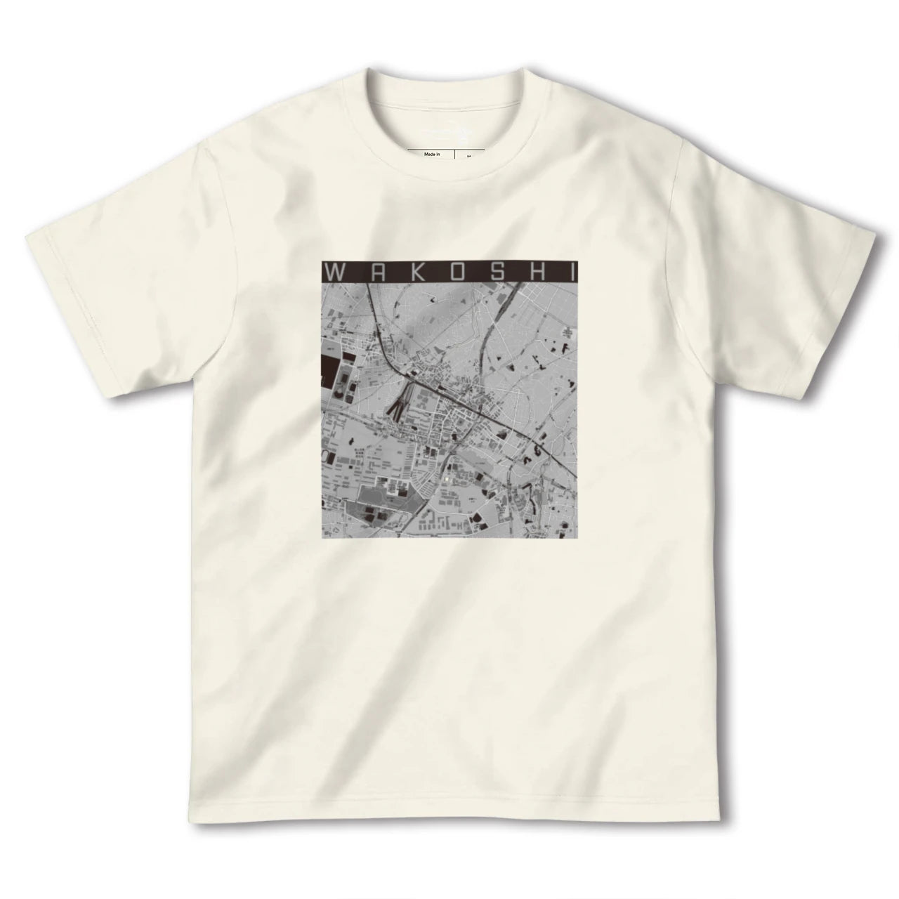 【和光市(埼玉県)】地図柄ヘビーウェイトTシャツ