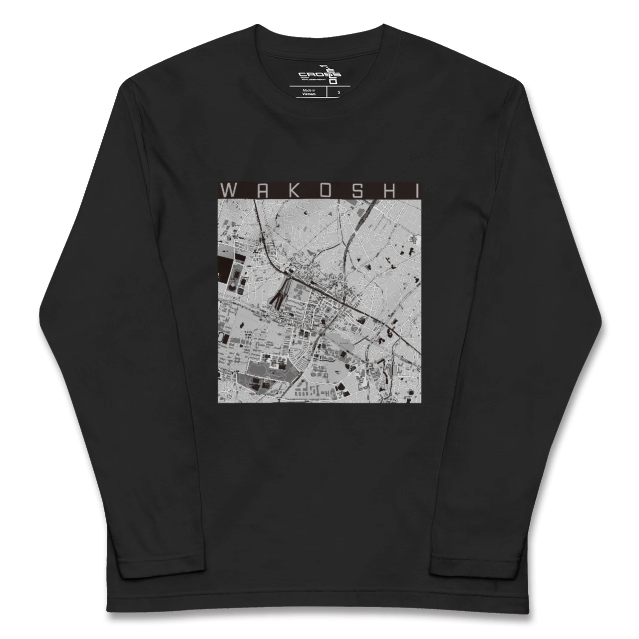 【和光市(埼玉県)】地図柄ロングスリーブTシャツ