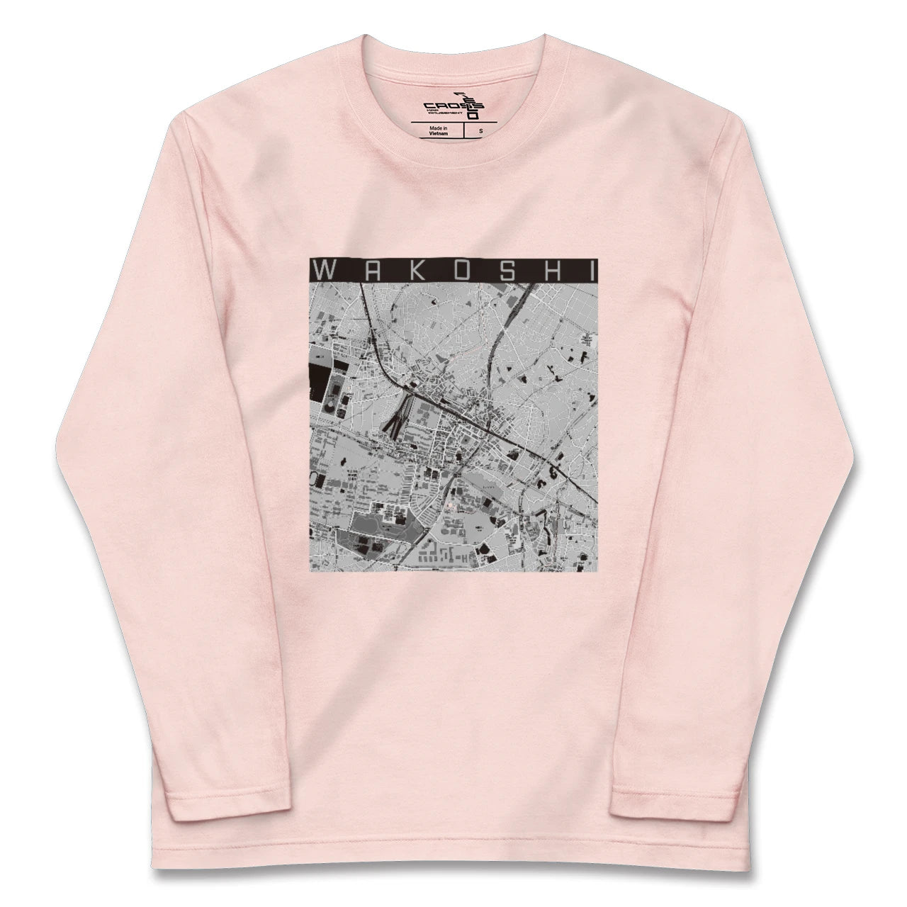 【和光市(埼玉県)】地図柄ロングスリーブTシャツ