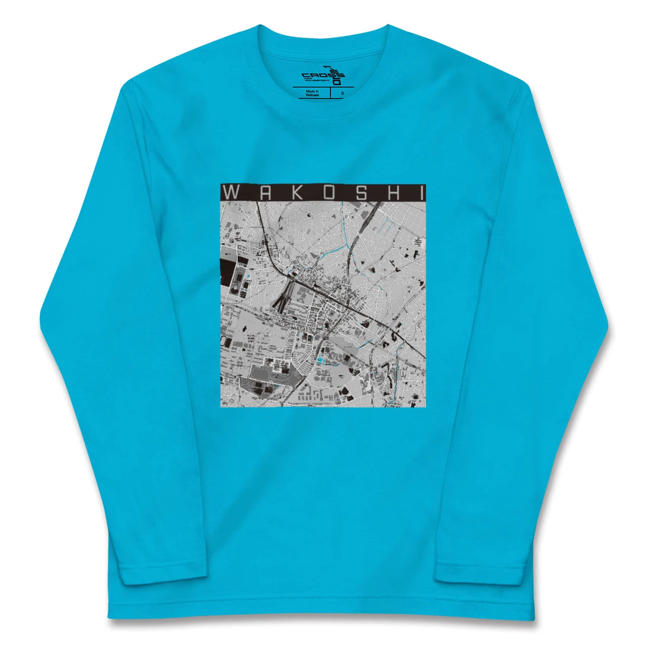 【和光市(埼玉県)】地図柄ロングスリーブTシャツ
