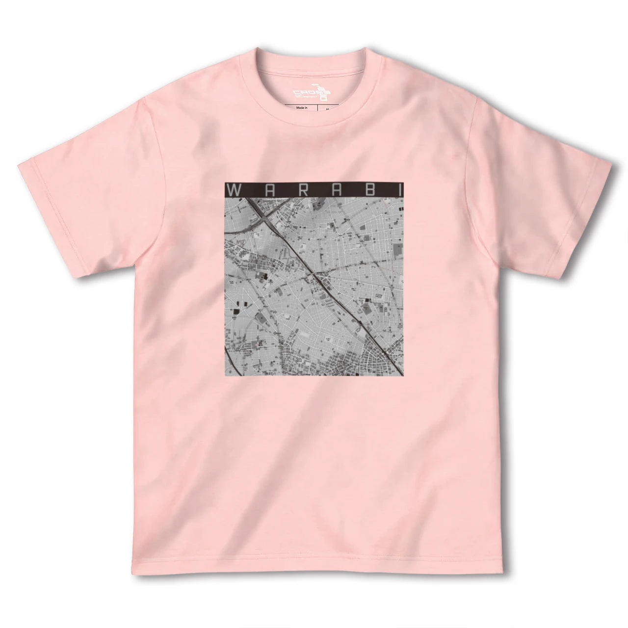 【蕨(埼玉県)】地図柄ヘビーウェイトTシャツ