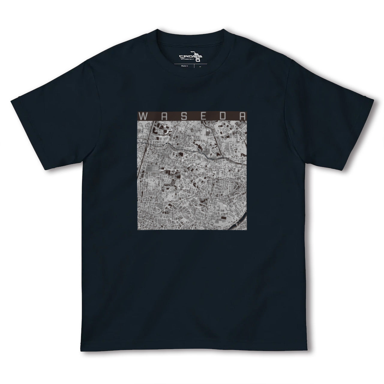 【早稲田(東京都)】地図柄ヘビーウェイトTシャツ
