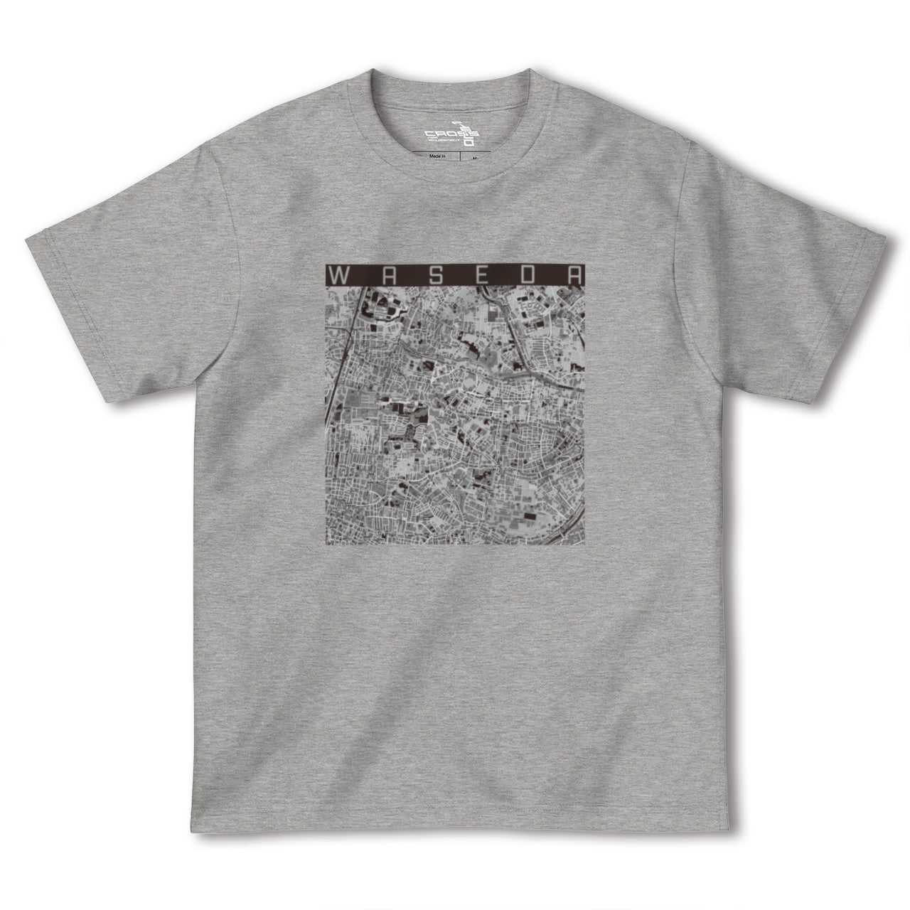 【早稲田(東京都)】地図柄ヘビーウェイトTシャツ