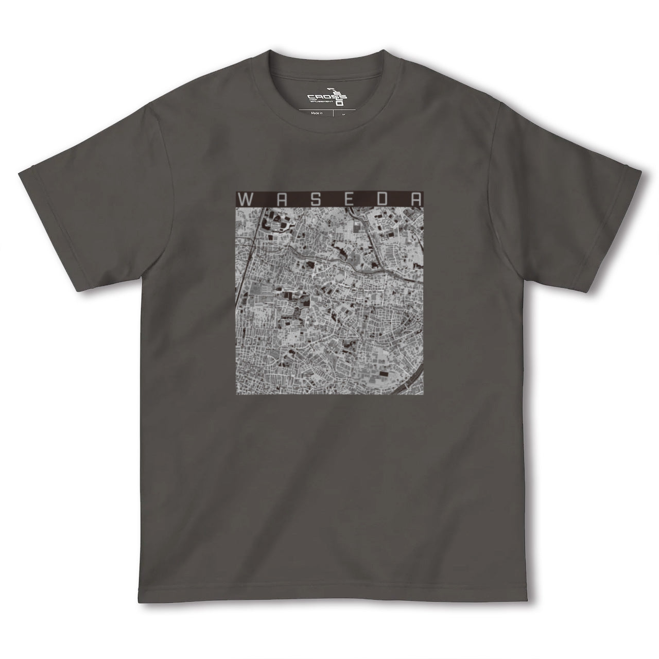 【早稲田(東京都)】地図柄ヘビーウェイトTシャツ
