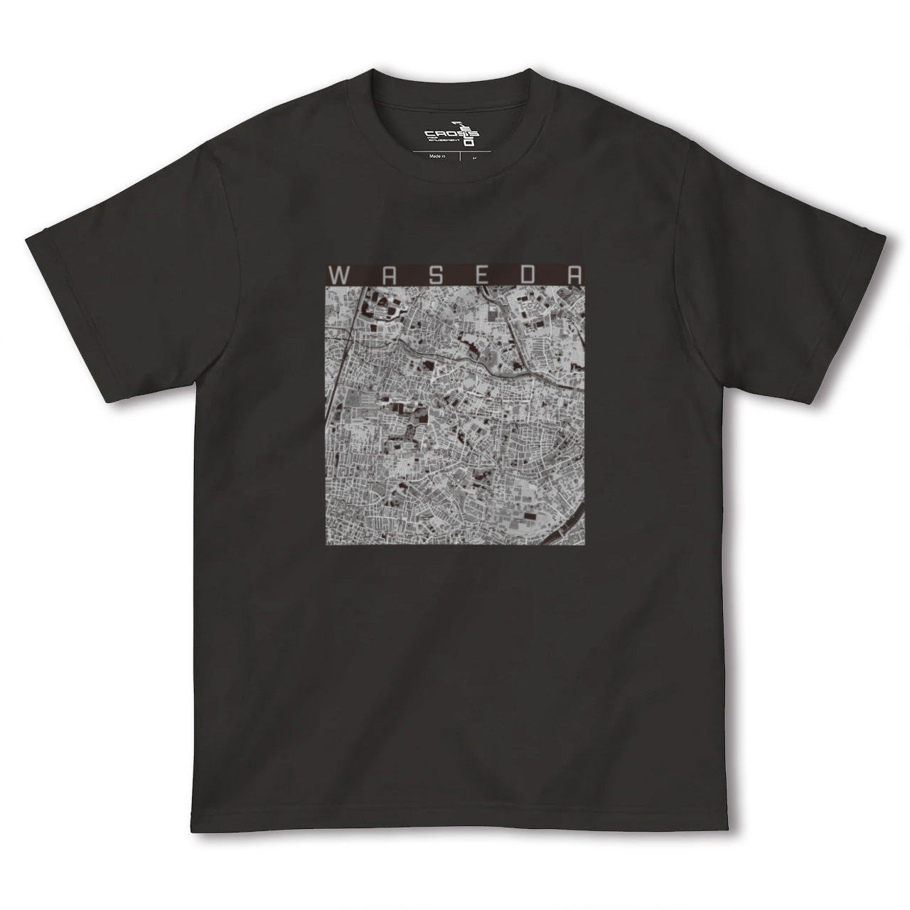 【早稲田(東京都)】地図柄ヘビーウェイトTシャツ