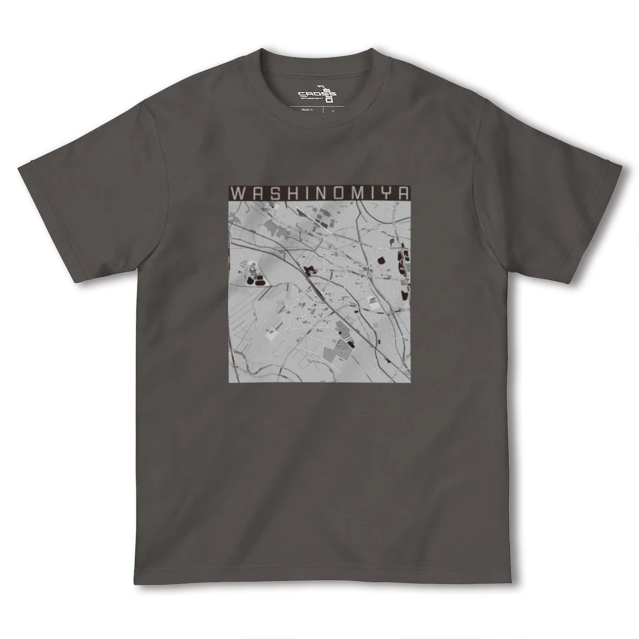 【鷲宮(埼玉県)】地図柄ヘビーウェイトTシャツ