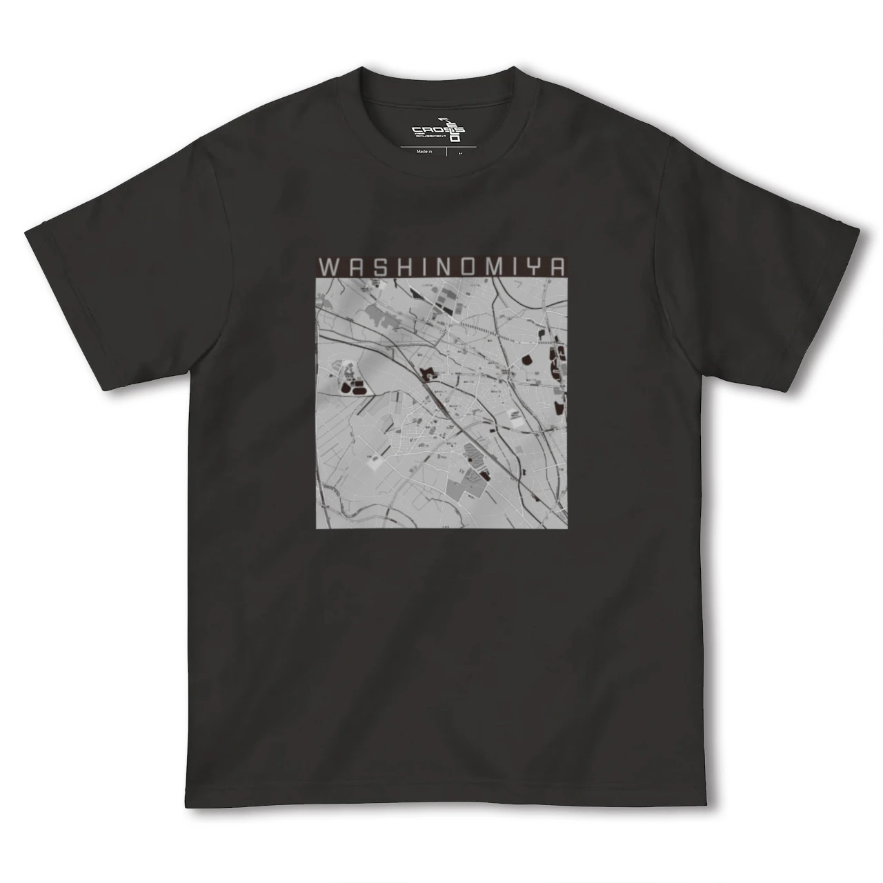 【鷲宮(埼玉県)】地図柄ヘビーウェイトTシャツ