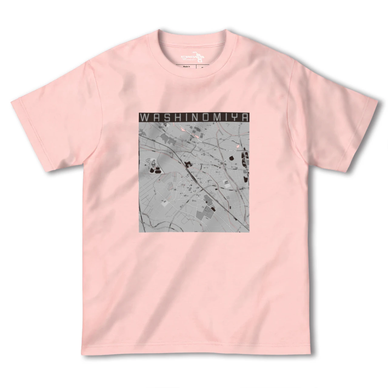【鷲宮(埼玉県)】地図柄ヘビーウェイトTシャツ