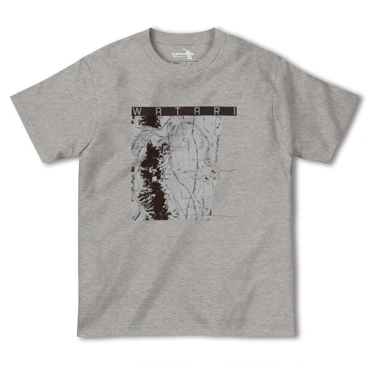 【亘理(宮城県)】地図柄ヘビーウェイトTシャツ