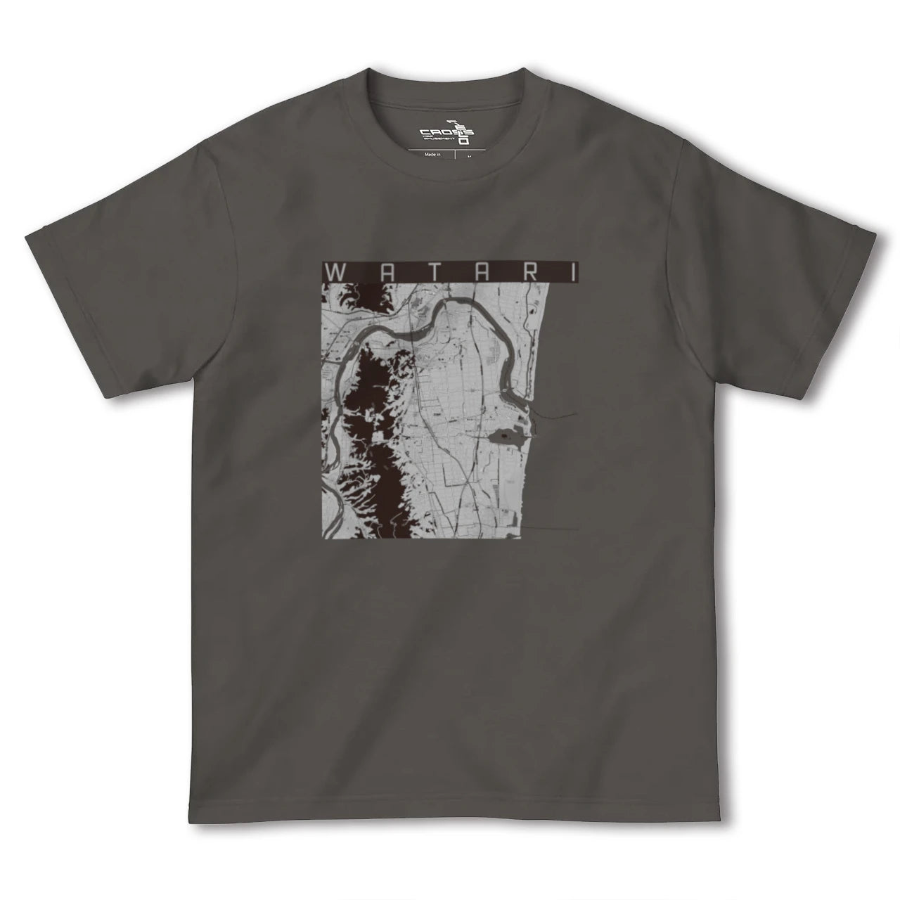 【亘理(宮城県)】地図柄ヘビーウェイトTシャツ