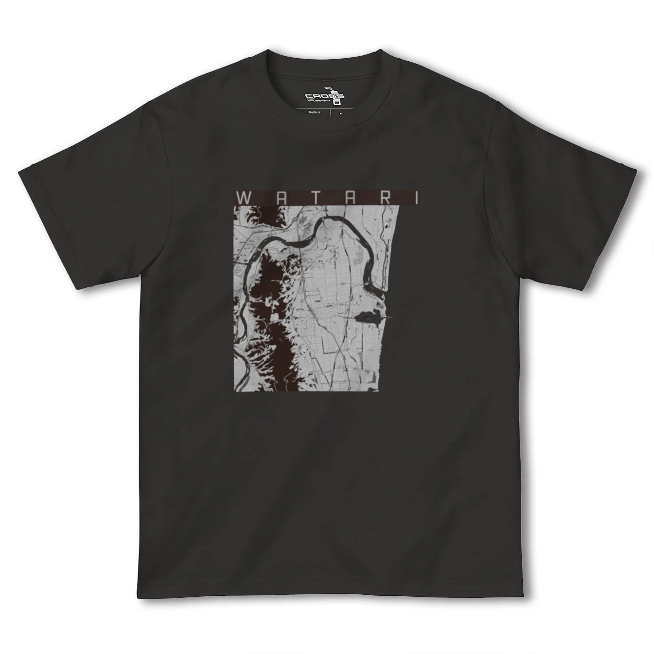 【亘理(宮城県)】地図柄ヘビーウェイトTシャツ