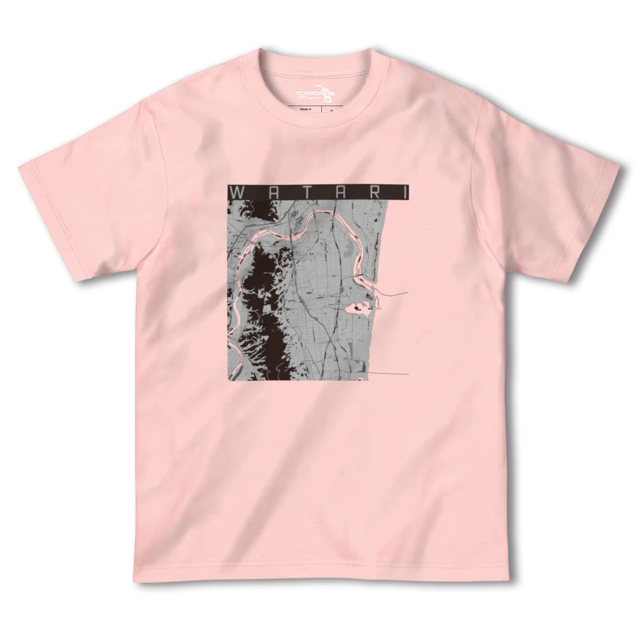 【亘理(宮城県)】地図柄ヘビーウェイトTシャツ