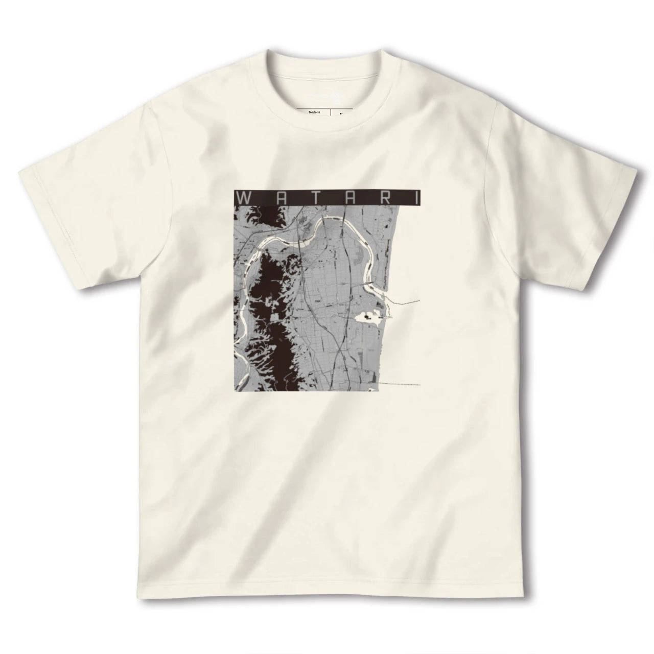 【亘理(宮城県)】地図柄ヘビーウェイトTシャツ