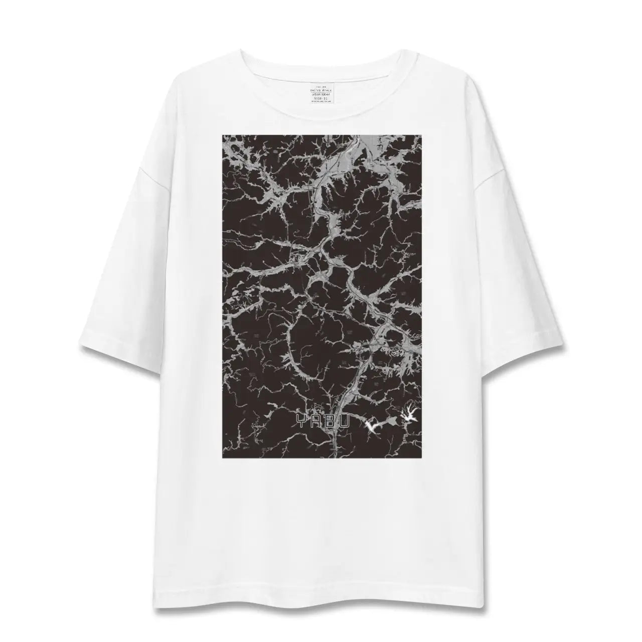 【養父(兵庫県)】地図柄ビッグシルエットTシャツ