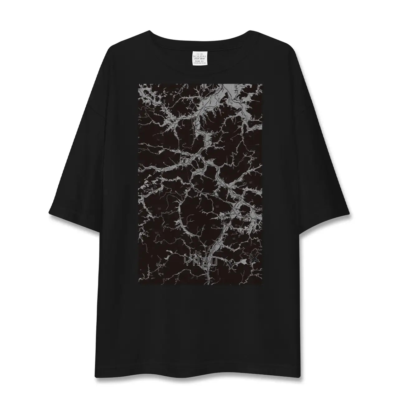 【養父(兵庫県)】地図柄ビッグシルエットTシャツ