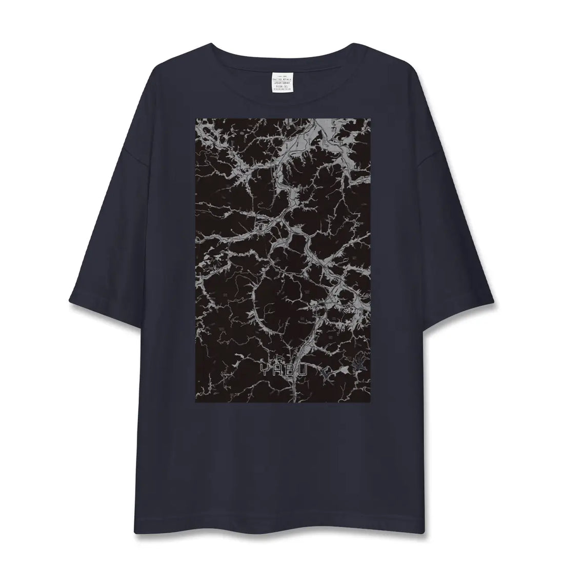 【養父(兵庫県)】地図柄ビッグシルエットTシャツ