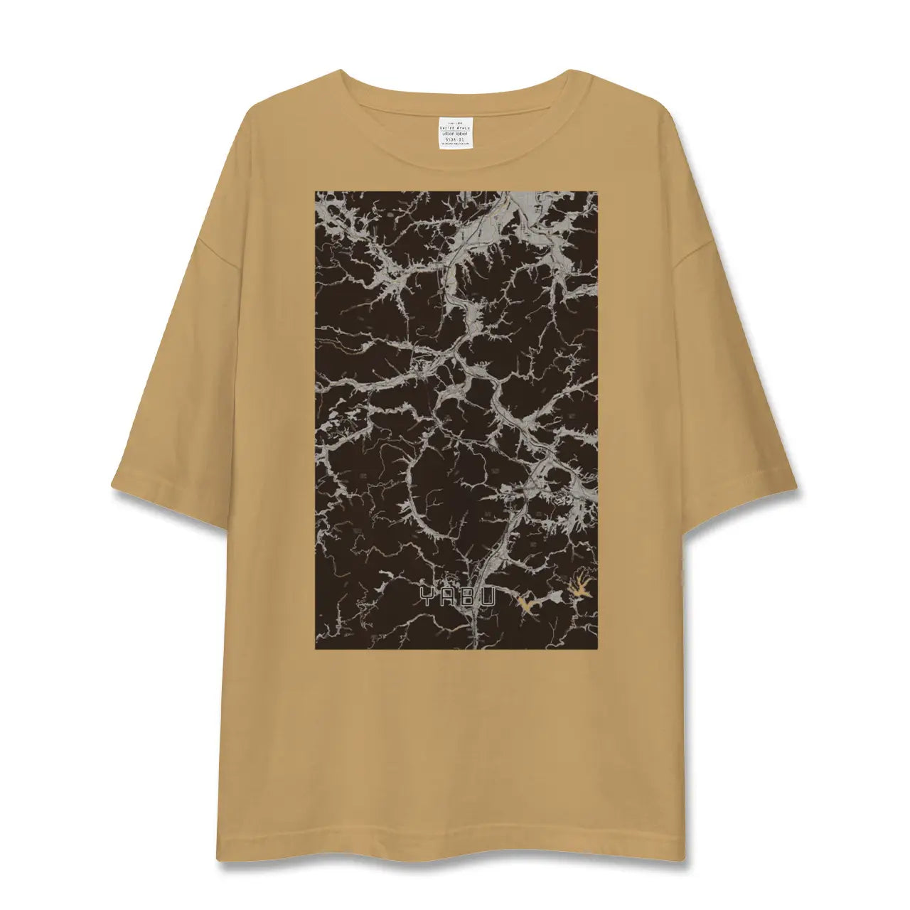 【養父(兵庫県)】地図柄ビッグシルエットTシャツ