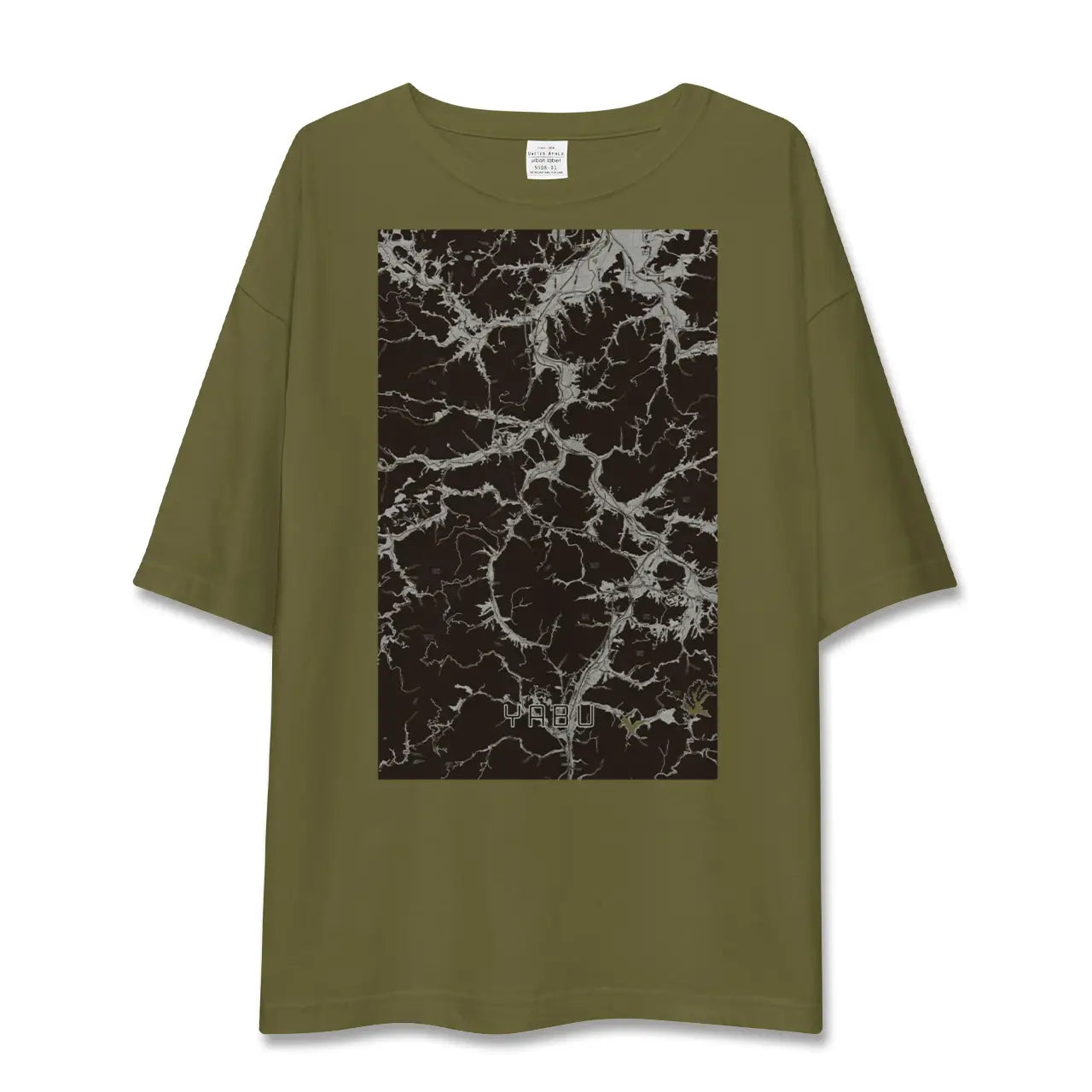 【養父(兵庫県)】地図柄ビッグシルエットTシャツ
