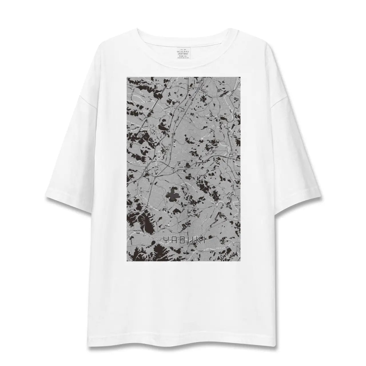 【矢吹(福島県)】地図柄ビッグシルエットTシャツ