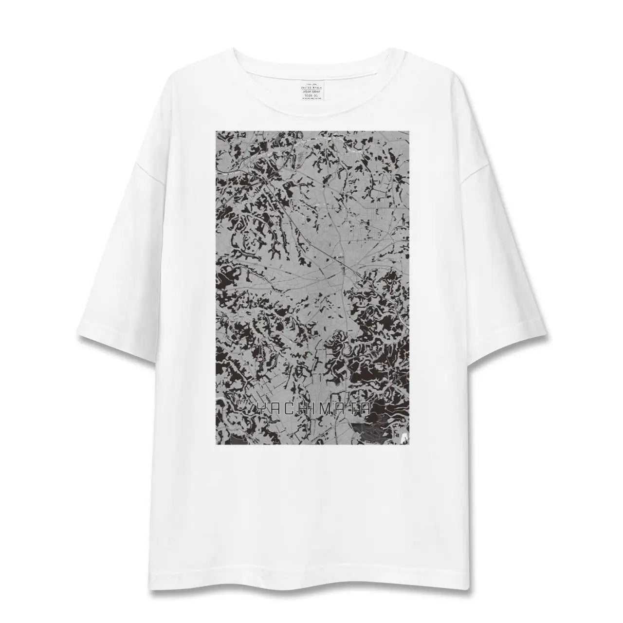 【八街(千葉県)】地図柄ビッグシルエットTシャツ