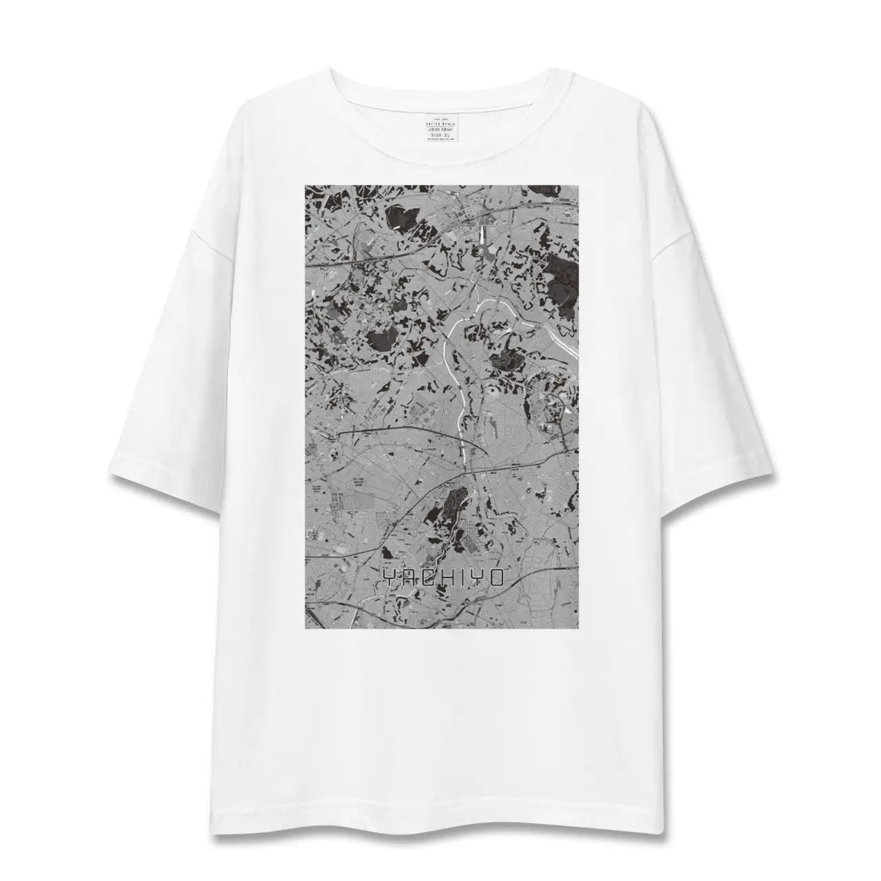 【八千代(千葉県)】地図柄ビッグシルエットTシャツ