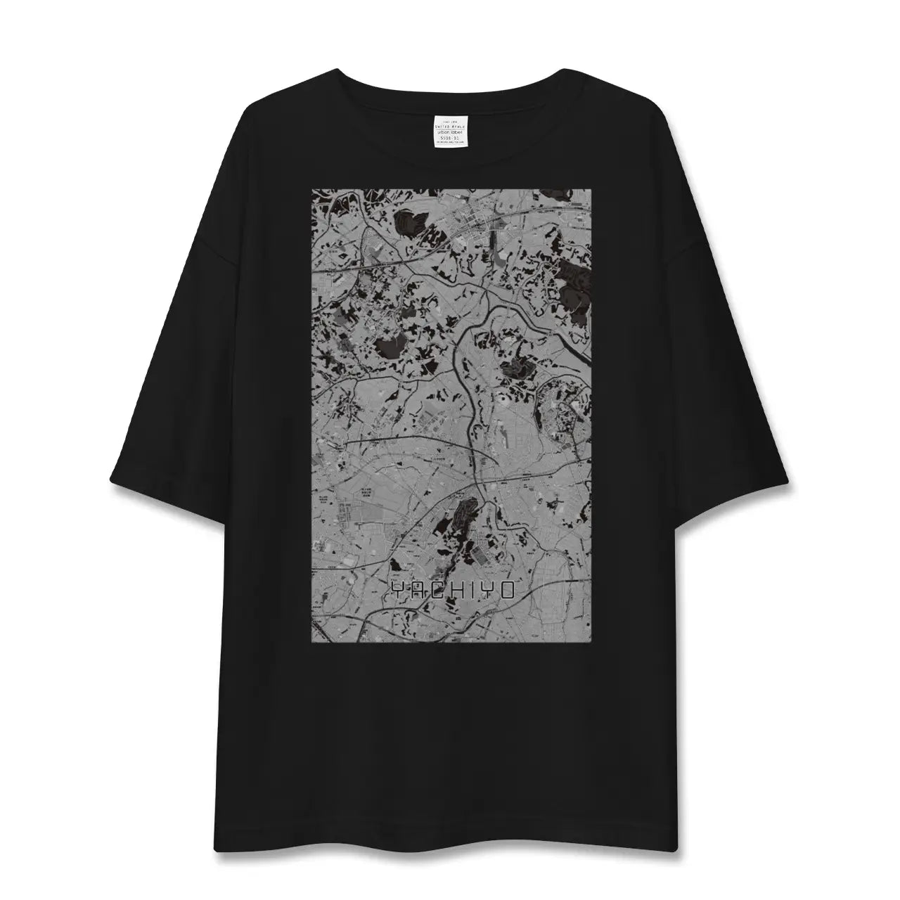 【八千代(千葉県)】地図柄ビッグシルエットTシャツ