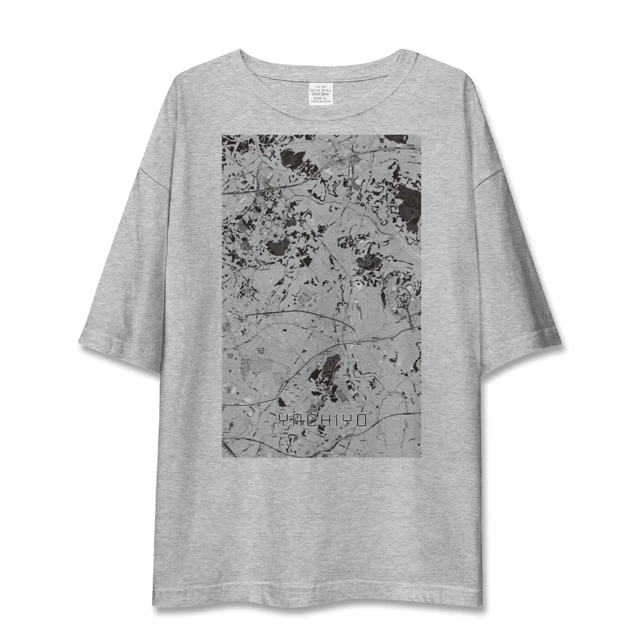 【八千代(千葉県)】地図柄ビッグシルエットTシャツ