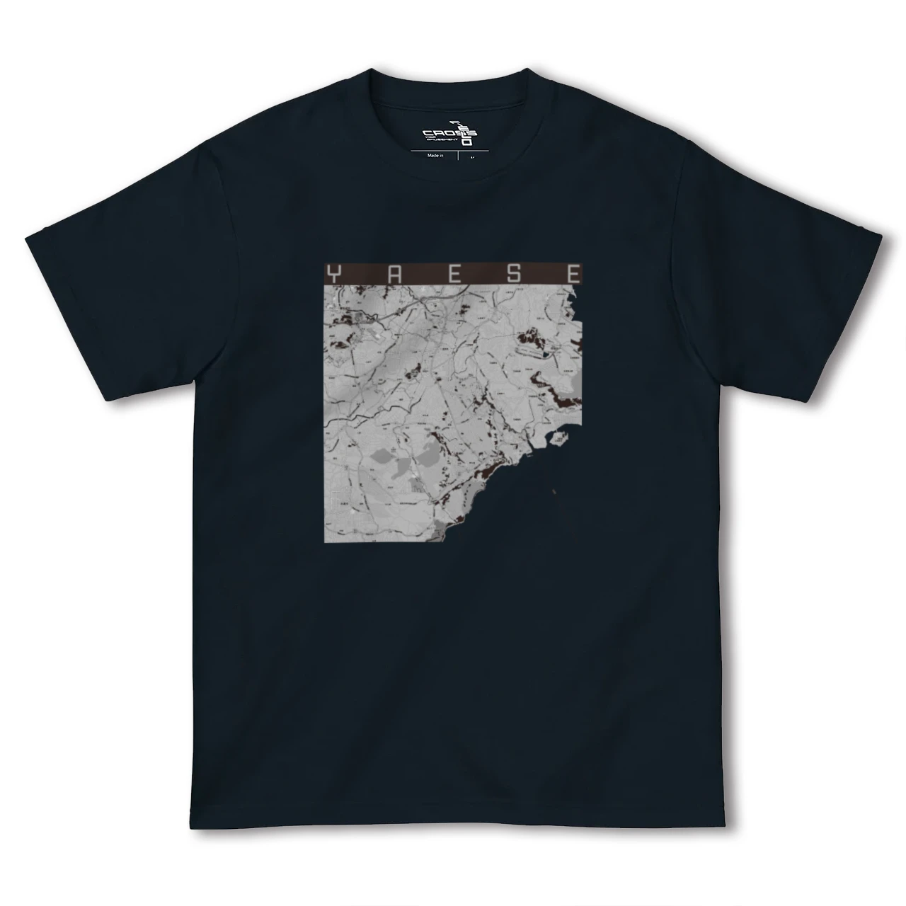 【八重瀬(沖縄県)】地図柄ヘビーウェイトTシャツ