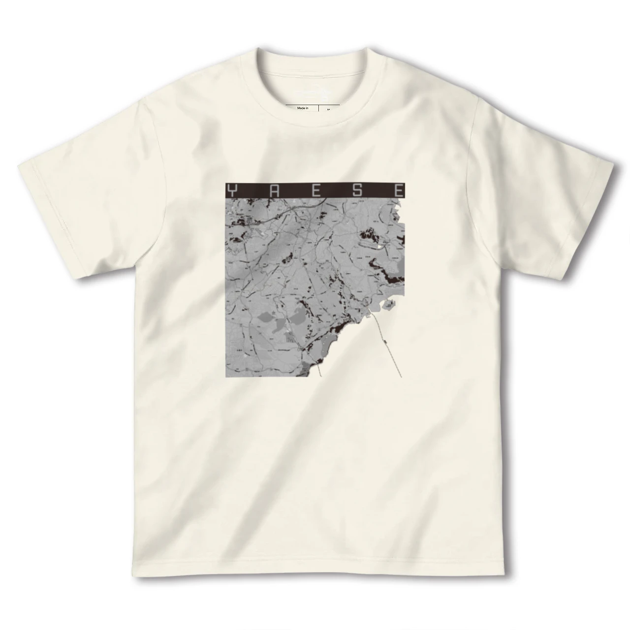 【八重瀬(沖縄県)】地図柄ヘビーウェイトTシャツ