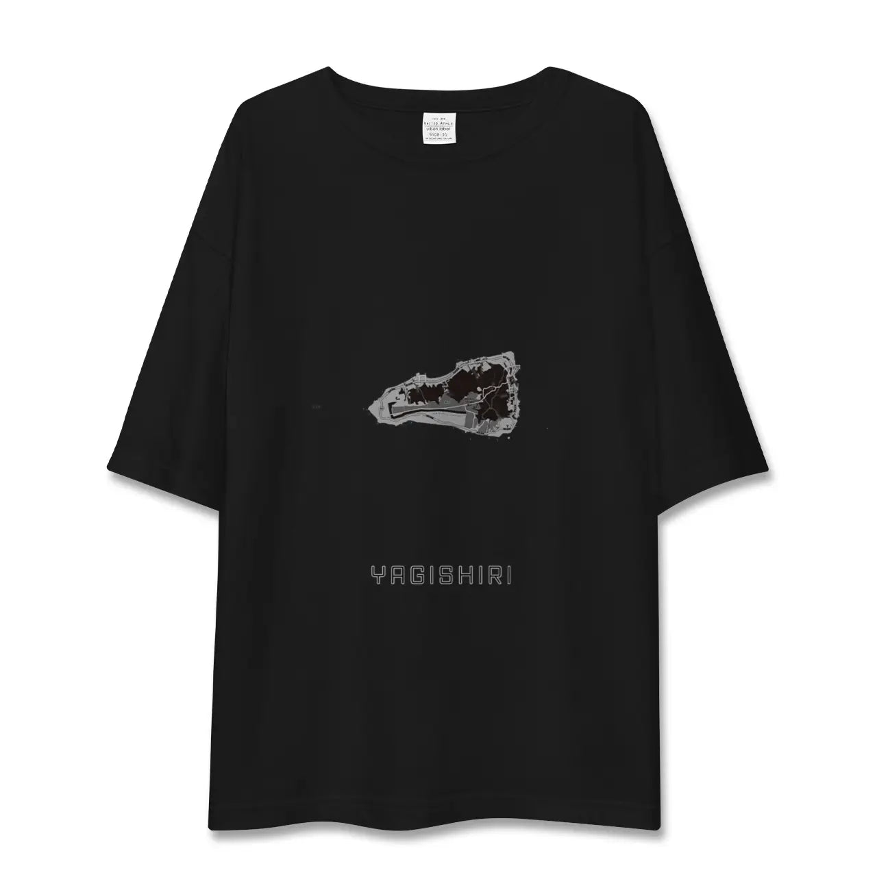 【焼尻(北海道)】地図柄ビッグシルエットTシャツ