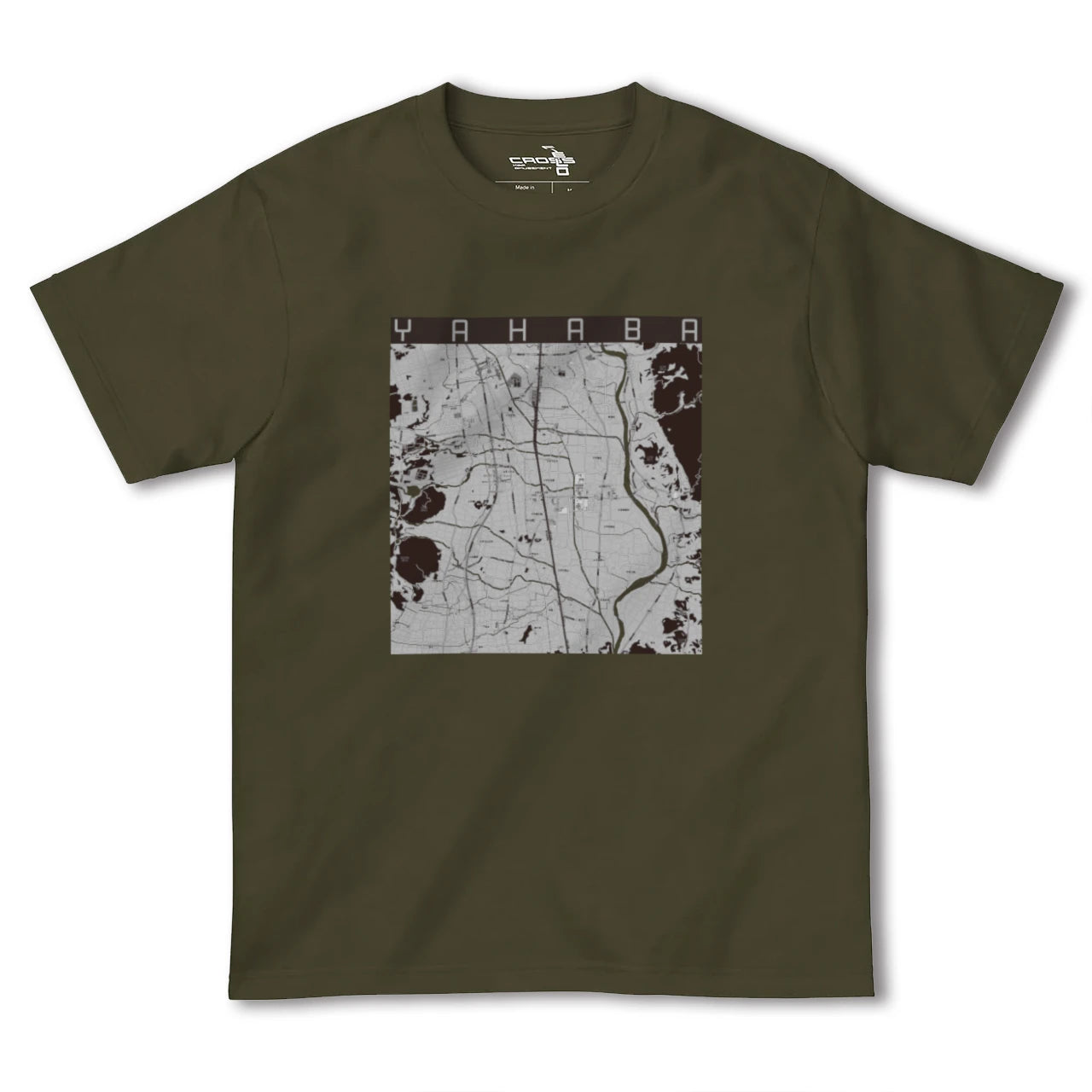 【矢巾(岩手県)】地図柄ヘビーウェイトTシャツ