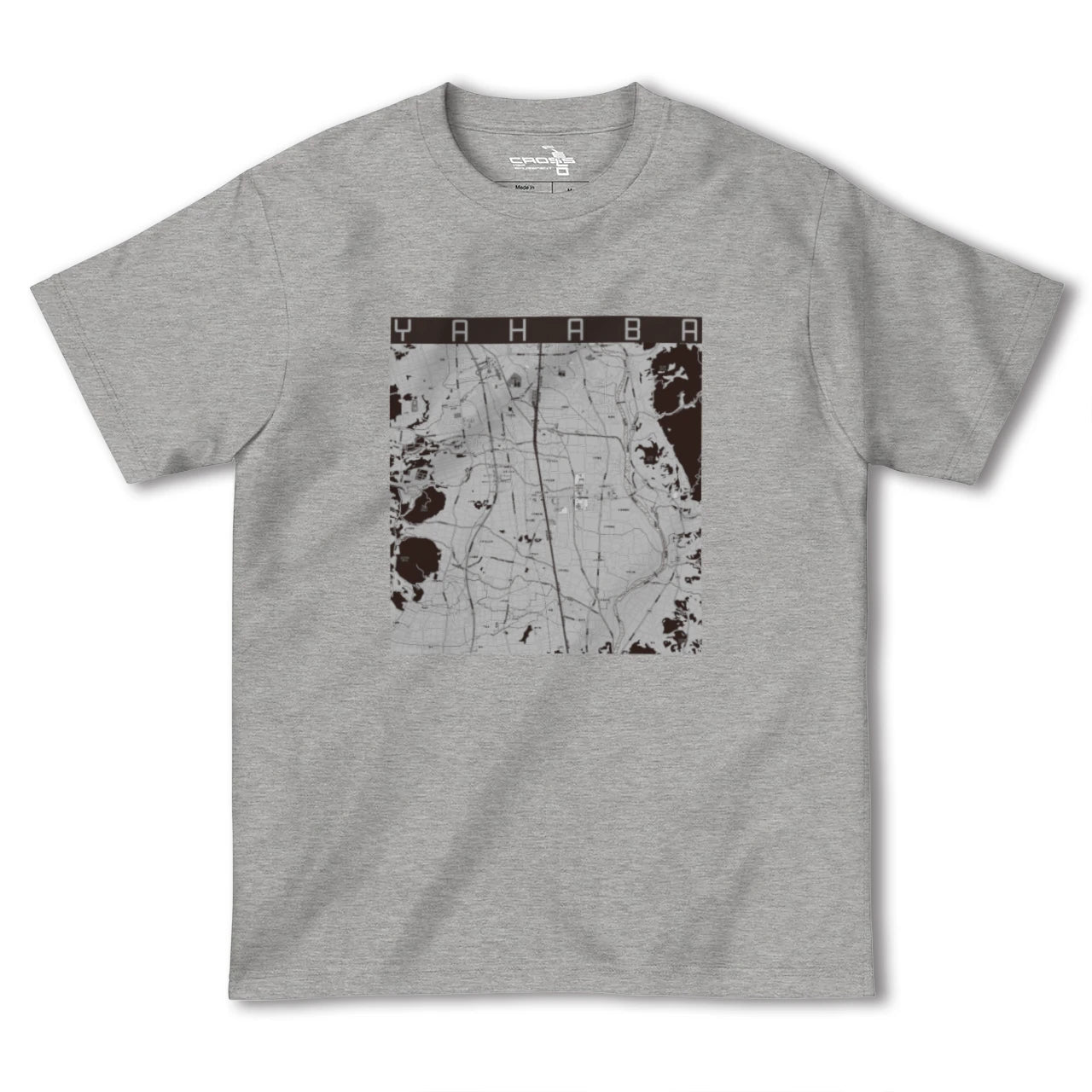 【矢巾(岩手県)】地図柄ヘビーウェイトTシャツ