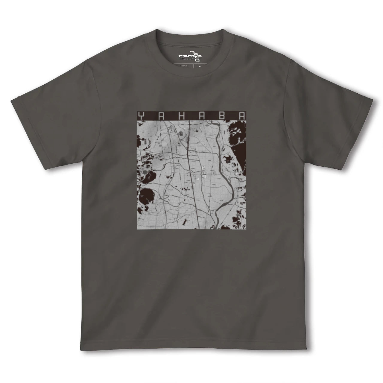 【矢巾(岩手県)】地図柄ヘビーウェイトTシャツ
