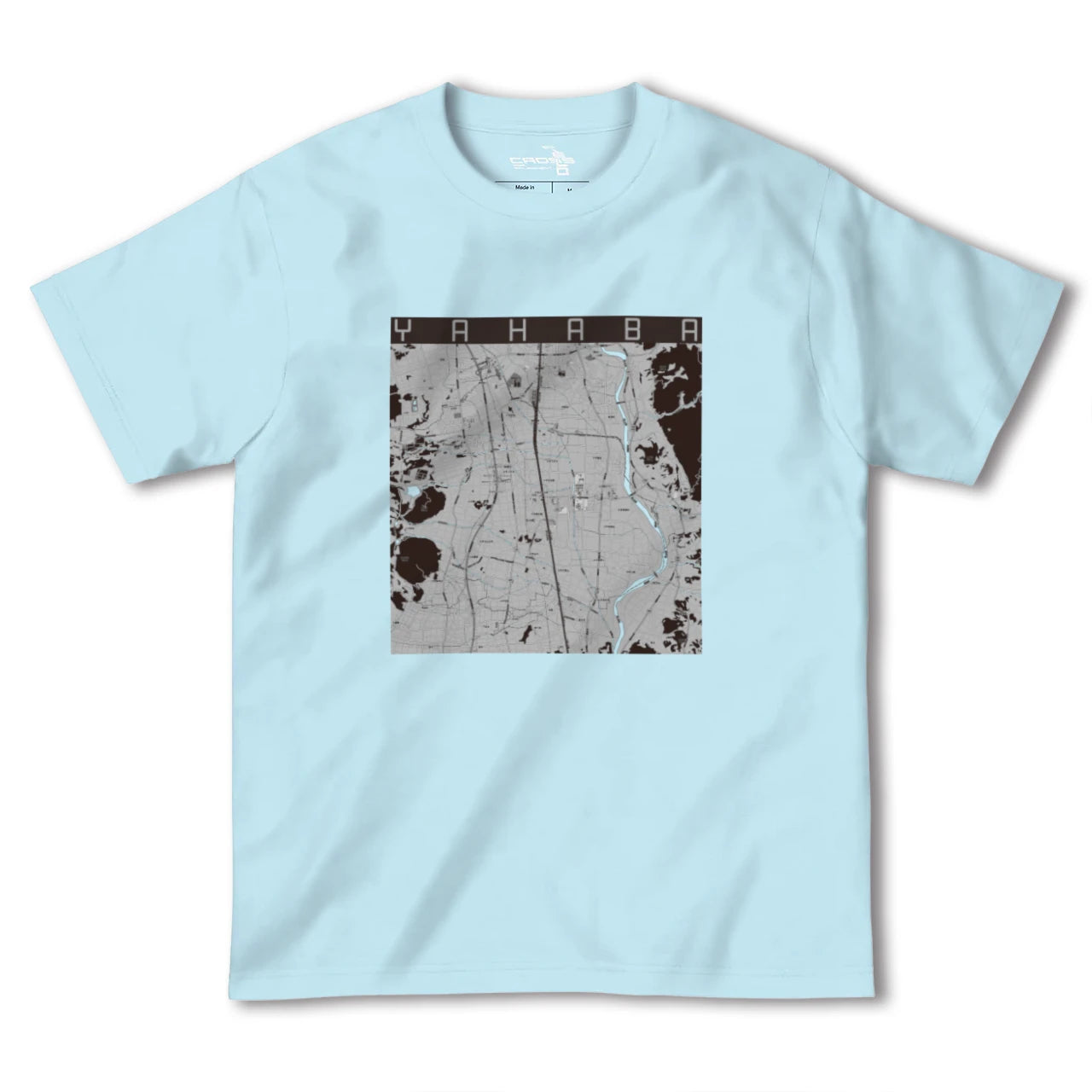 【矢巾(岩手県)】地図柄ヘビーウェイトTシャツ
