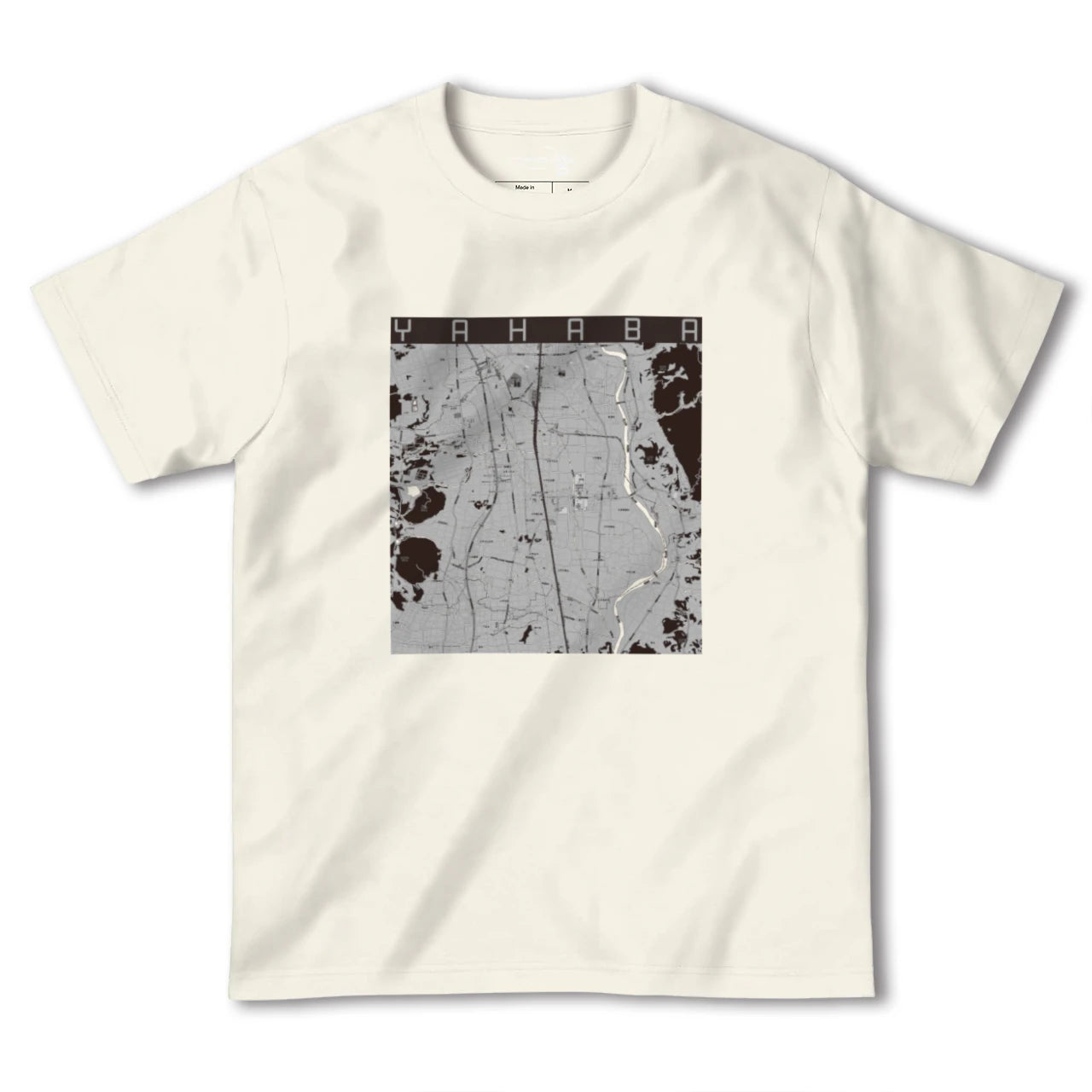 【矢巾(岩手県)】地図柄ヘビーウェイトTシャツ