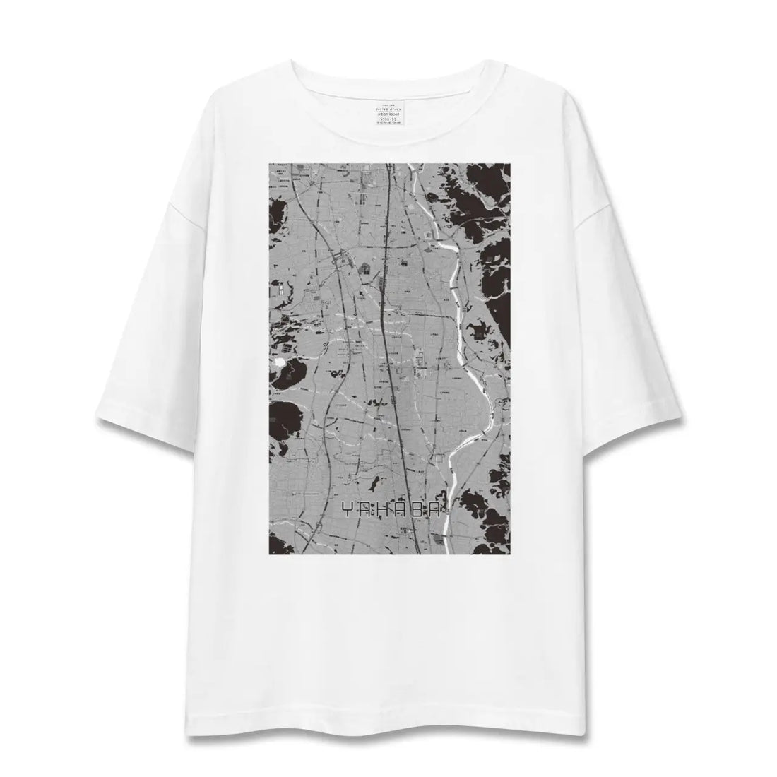 【矢巾(岩手県)】地図柄ビッグシルエットTシャツ