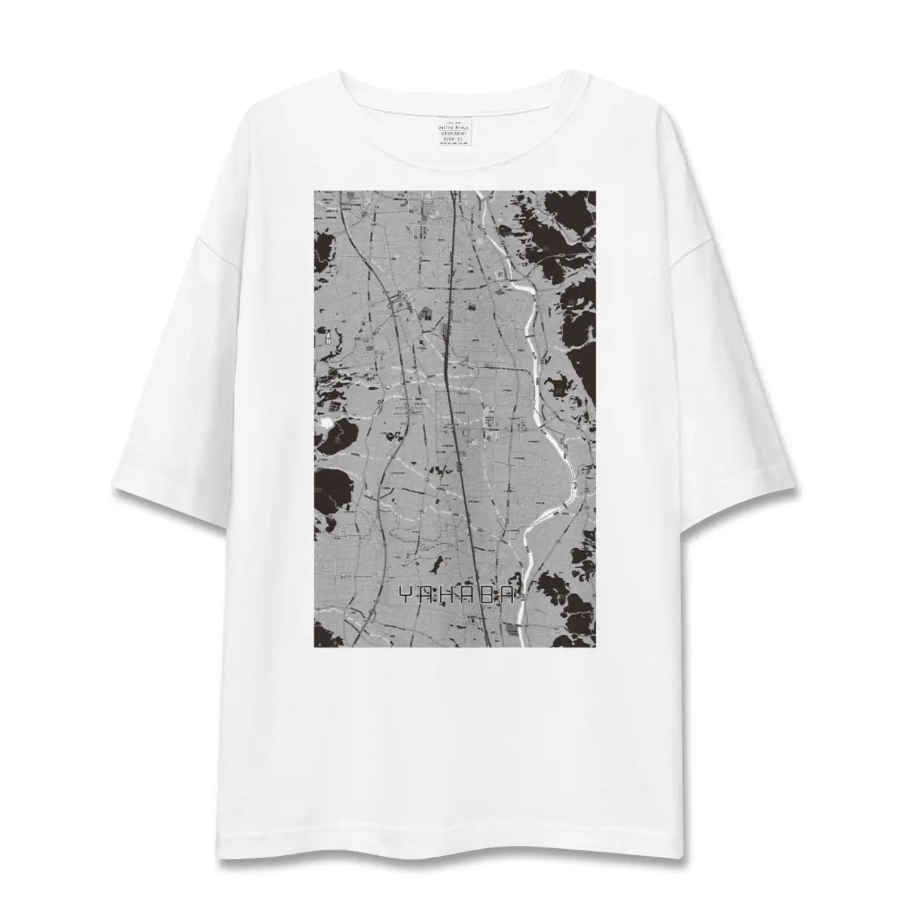 【矢巾(岩手県)】地図柄ビッグシルエットTシャツ