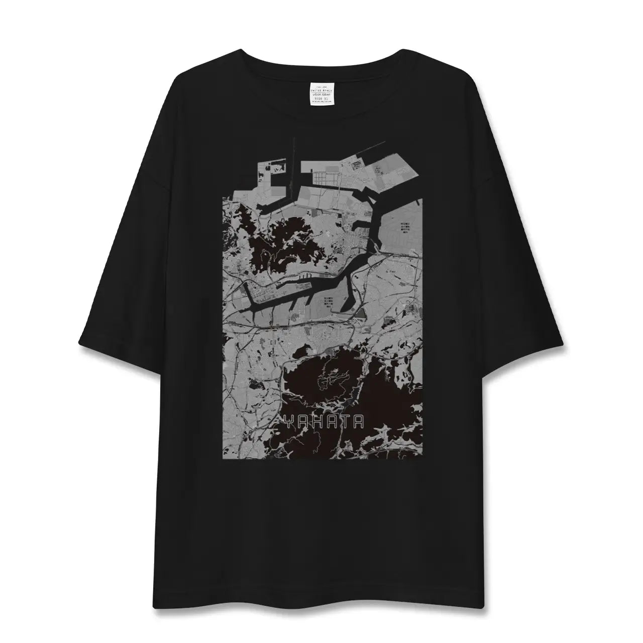 【八幡(福岡県)】地図柄ビッグシルエットTシャツ