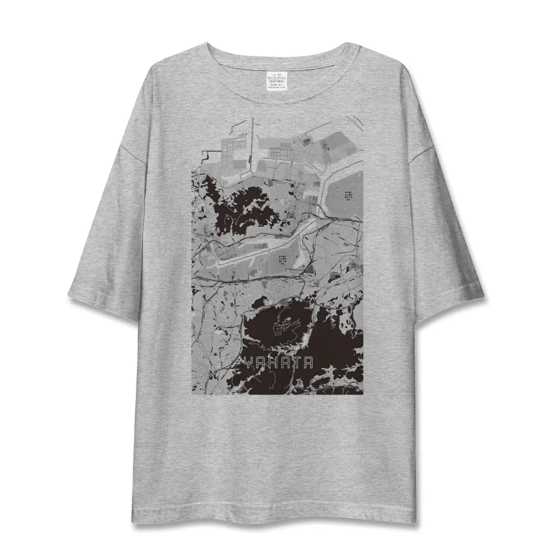 【八幡(福岡県)】地図柄ビッグシルエットTシャツ