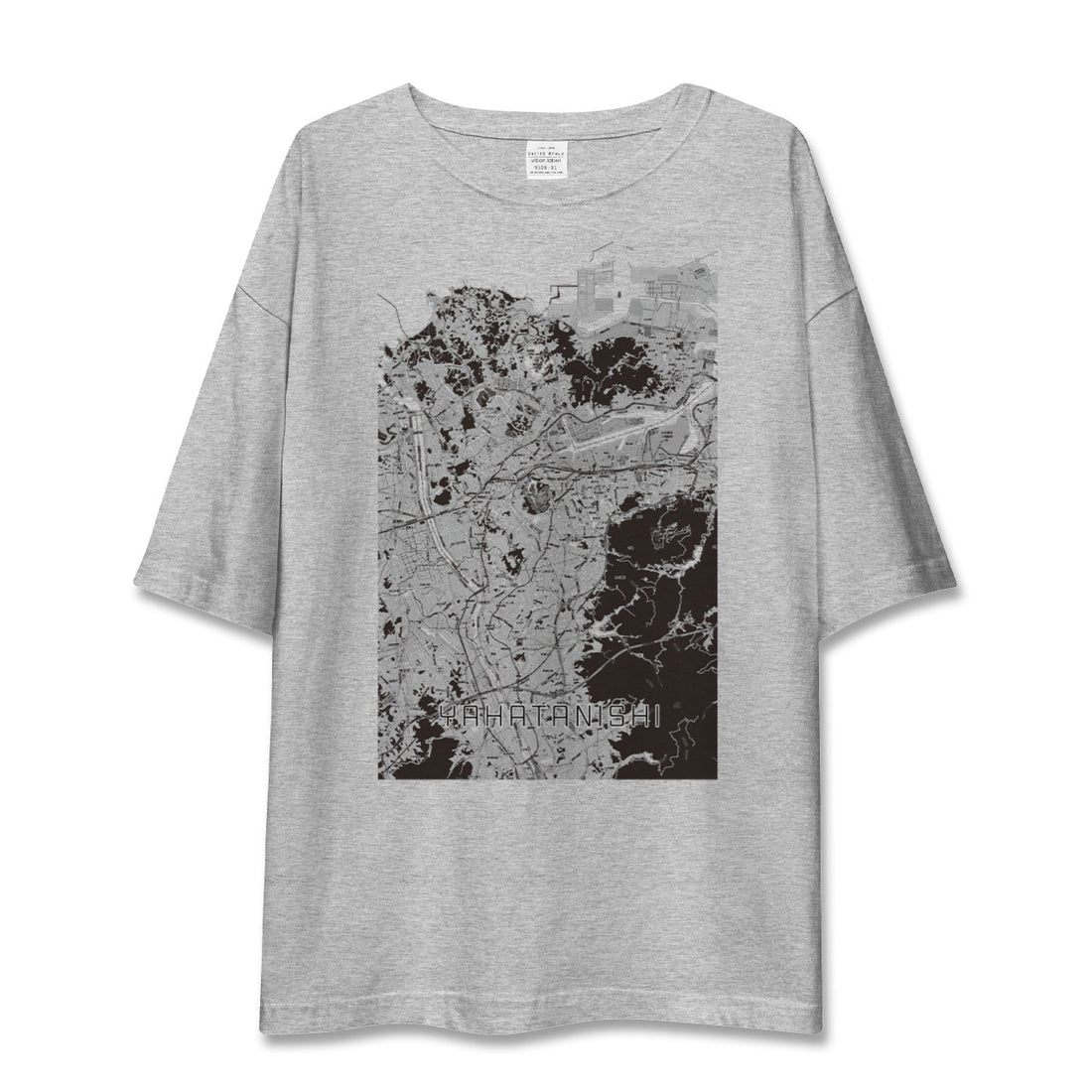【八幡西(福岡県)】地図柄ビッグシルエットTシャツ