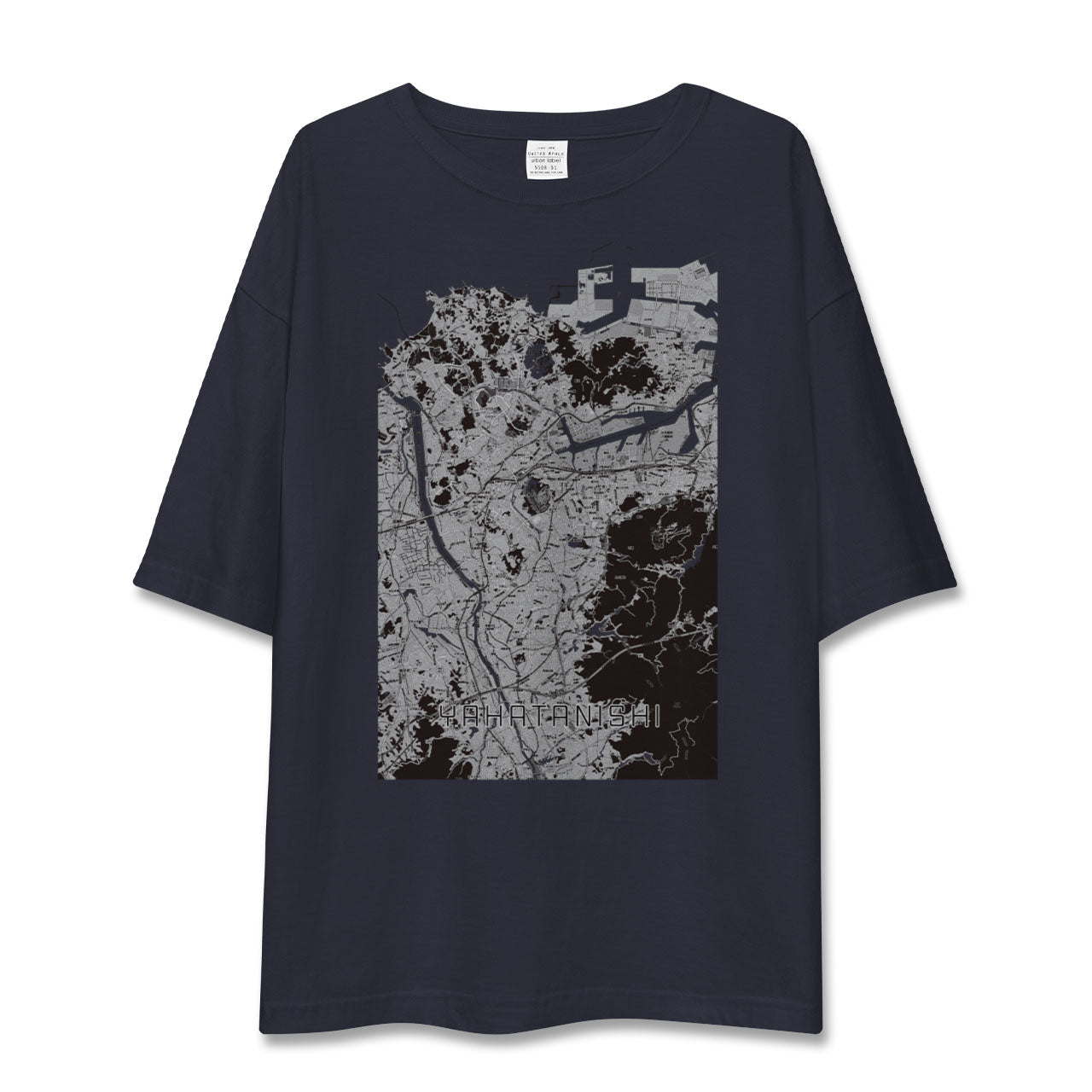 【八幡西(福岡県)】地図柄ビッグシルエットTシャツ