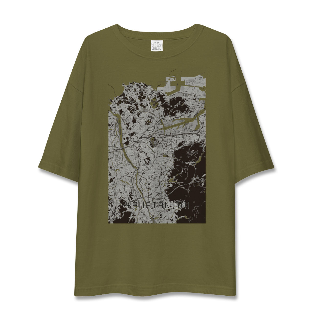 【八幡西(福岡県)】地図柄ビッグシルエットTシャツ
