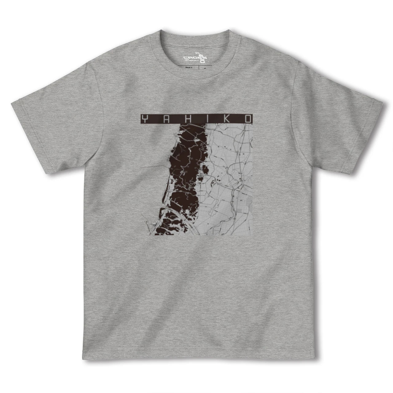 【弥彦(新潟県)】地図柄ヘビーウェイトTシャツ