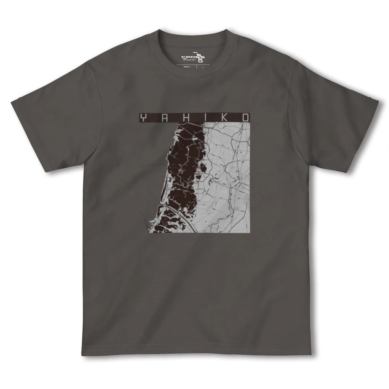 【弥彦(新潟県)】地図柄ヘビーウェイトTシャツ