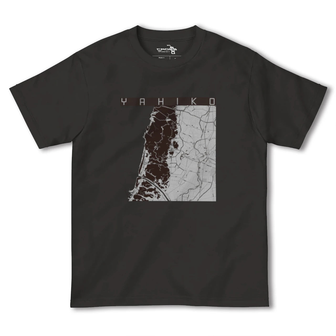 【弥彦(新潟県)】地図柄ヘビーウェイトTシャツ