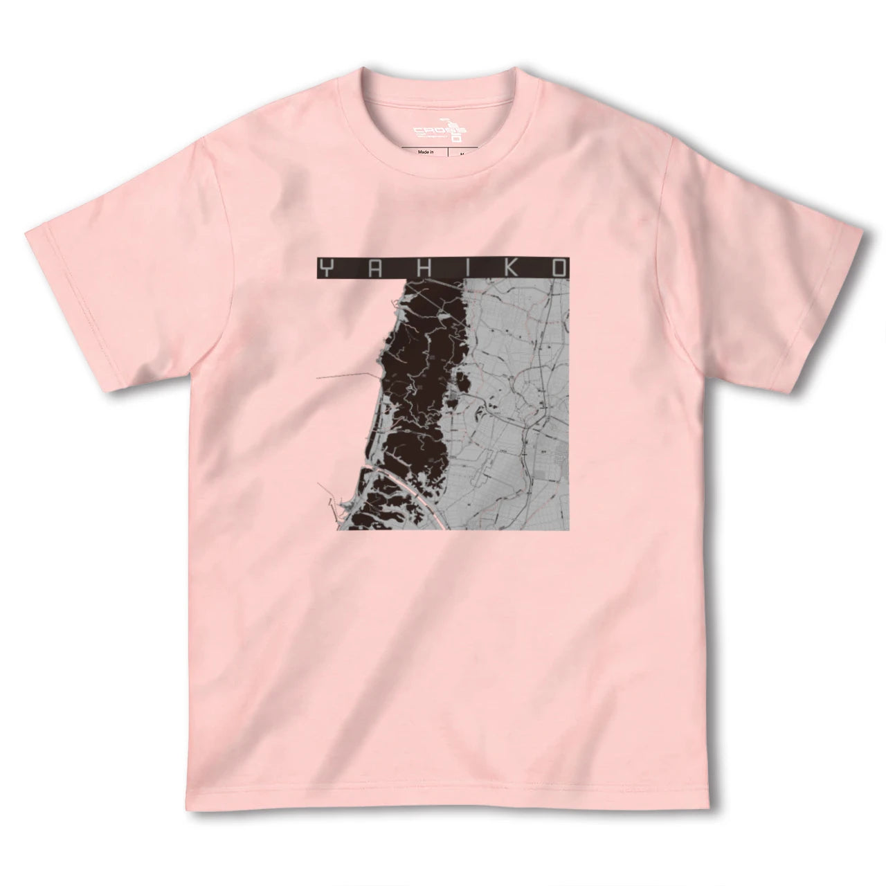 【弥彦(新潟県)】地図柄ヘビーウェイトTシャツ