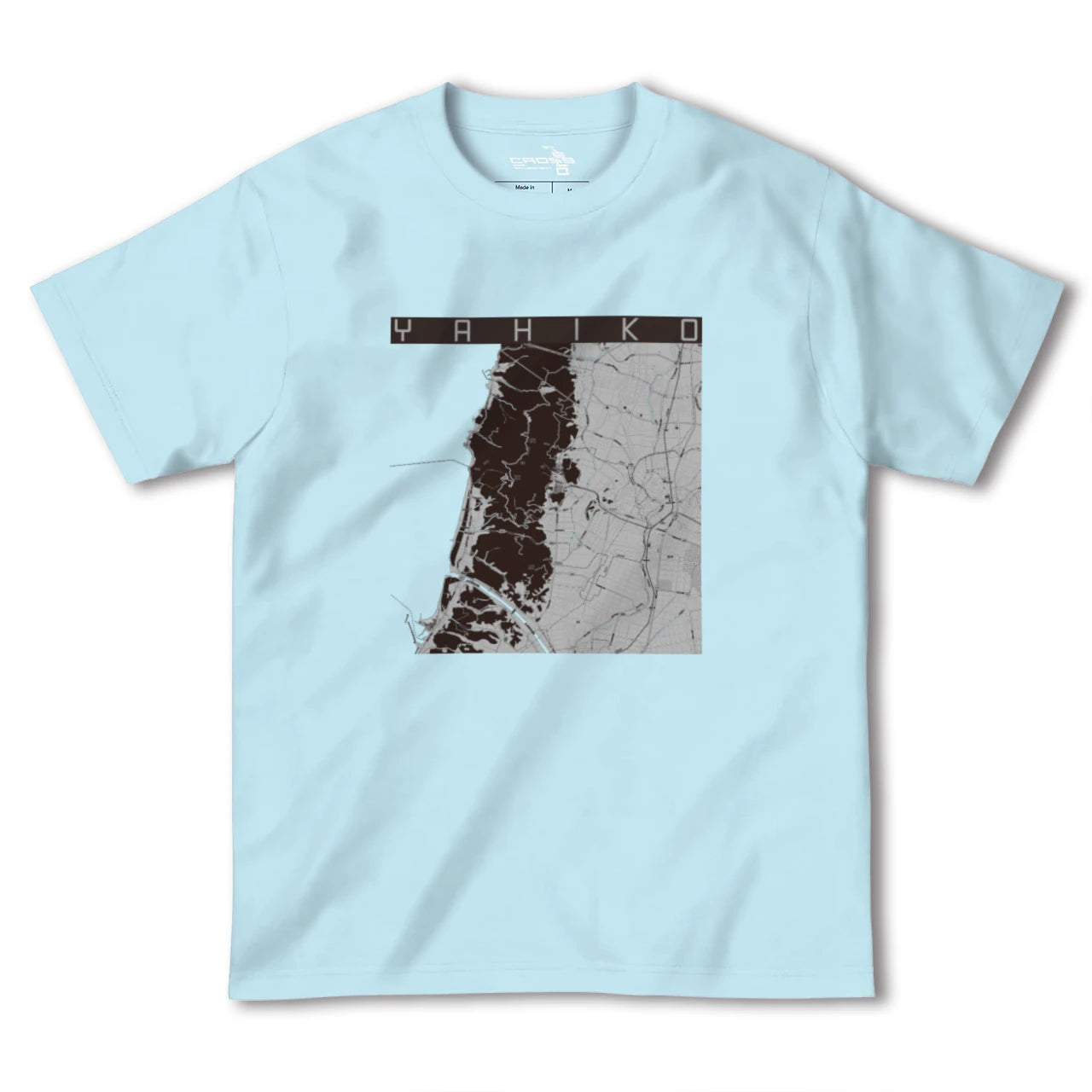【弥彦(新潟県)】地図柄ヘビーウェイトTシャツ