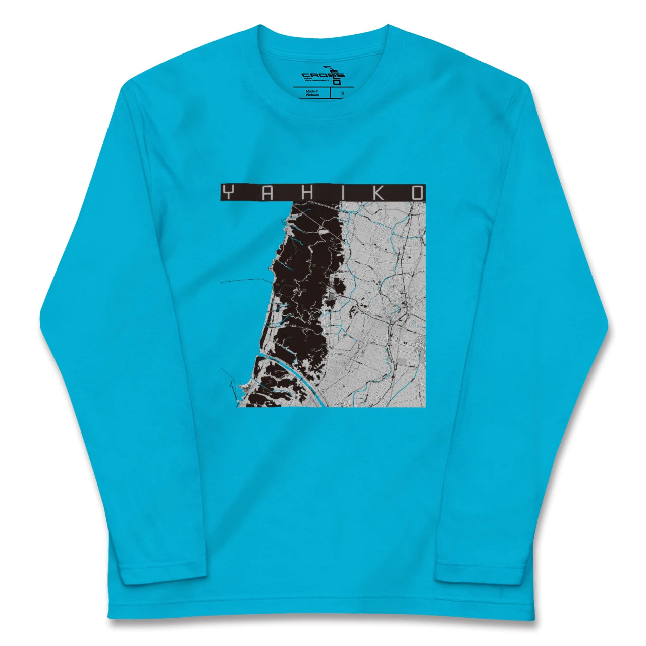 【弥彦(新潟県)】地図柄ロングスリーブTシャツ