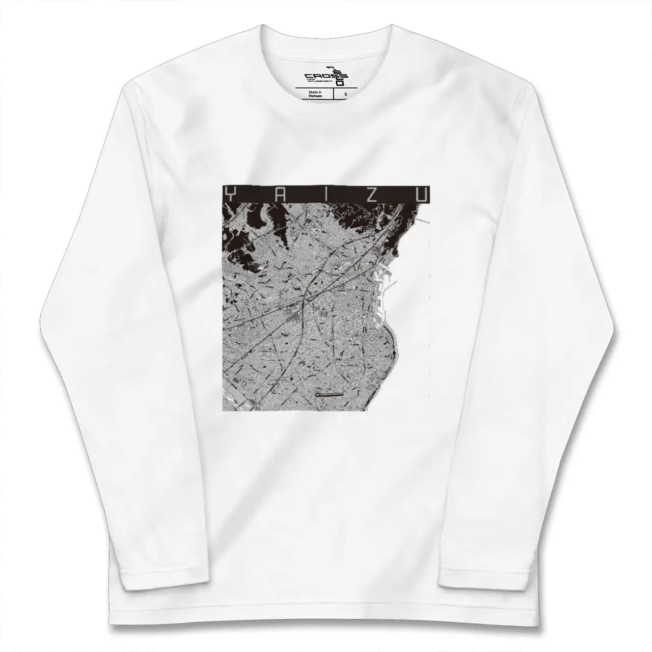 【焼津(静岡県)】地図柄ロングスリーブTシャツ